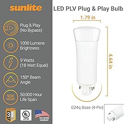 Sunlite 41383-SU LED Vertical PLV Plug and Play