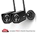 meShare Outdoor Camera 1080p HD- Security Camera System Wireless Cloud Cam with Night Vision, Weatherproof, Motion Detection Alerts, Works with Alexa (2 Pack)
