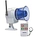 Ideal Security Inc. SK626 SK6 Wireless Indoor/Outdoor Siren with Remote Control Panic Button, Super-Loud 110dB Alarm