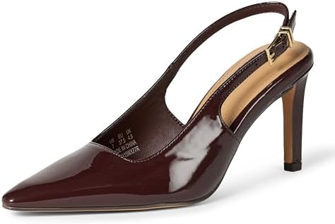 Amazon.com | Marc Fisher Women's Arzia Pump, Black Patent 001, 5