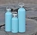 MIRA Alpine Stainless Steel Vacuum Insulated Water Bottle with 2 Lids, Durable Powder Coated Thermos | 25 oz (750 ml) | Matte Pearl Blue