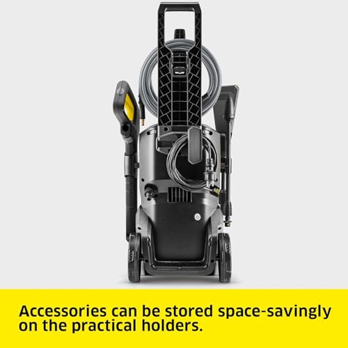 Kärcher high-pressure washer K 4 WCM Flex eco!Booster, pressure: max. 130 bar, flow rate: 420 l/h, coverage: 30 m²/h, weight: 11.5 kg, extra flexible high-pressure hose, eco!Booster, dirt blaster