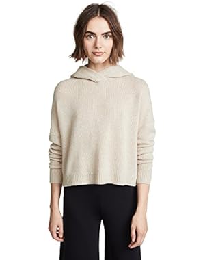 Women's Cashmere Crop Hoodie