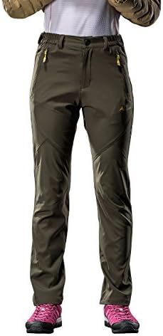 Herobest Women's pants,Outdoor Lightweight Quick Dry Hiking Mountain Pants 1681-Army green-S