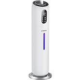 Humidifiers for Bedroom Large Room,ZXBEER 9L Top Fill Ultrasonic Humidifier with 360°Nozzle 7 Color Light Auto Shut-Off,3 Mod