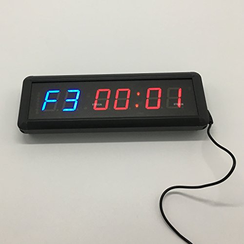 image for BTBSIGN LED Interval Timer Count Down/Up Clock Stopwatch with Remote F