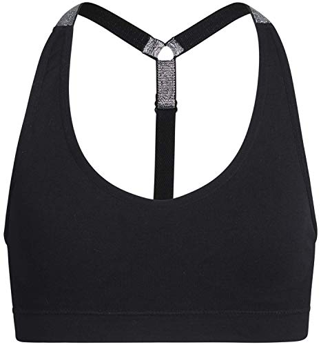 dELiA*s Girls Nylon/Spandex Seamless Sports Bra with Removable Pads (4 Pack) (Small/7-8, Navy/White/Black/Pink)' - Thumbnail 4