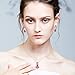 CDE Jewelry Gifts for Mom, Rose Gold Necklace and Earrings Set Jewelry Sets for Women Wife Her