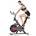 Indoor Fitness Bicycle – Stationary Cycling Bike – Ultra-quiet Exercise Bike – Home Bicycle Fitness Equipment 35lbs Heavy Duty Flywheel/Pulse Sensor/LCD Monitor/Adjustable Handlebar (Black)thumb 2