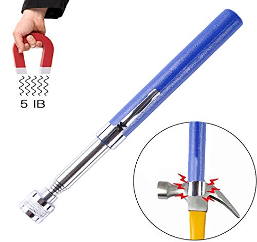 Gresdent 2 Pack Telescoping Magnetic Pickup Tool with 5Lb Pull Capacity (Blue) - Thumbnail 2