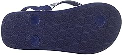 Roxy Girls' TW Pebbles V Sandal Flip-Flop, peach