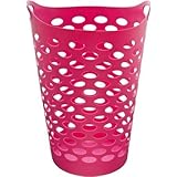 100% Polyethylene Polymers, Juvenile 2 Bu Flex Hamper (1, Fuchsia)