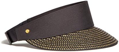 Eric Javits Luxury Fashion Designer Women's Headwear Hat - Champ - Black Speckle