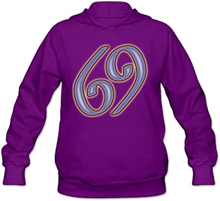 Cozyou Cancer The Crab Women's Long Sleeve Winter Hoodies S Purple