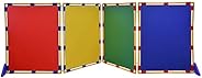 Children's Factory Big Screen Rainbow PlayPanel Set - 4, CF900-520, Preschool Room Divider Panels, Daycare