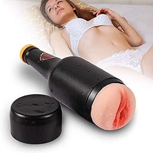 Men's Hánd Free Aīrcráft CṺp Fashion Bottle Toy Men's Battery Portable Aircràft Cup Rëalistic Põckët-Püssýs 10 Modes Deep Vibrating for Men Pleasure Game