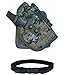 Ultimate Arms Gear Woodland Digital Camo Camouflage MOLLE Cross Draw Holster, Right Handed, Fits CZ CZ-75 Pistols + Pistol Mag Pouch Web Duty Belt