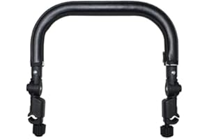 ROMIRUS Replacement Bumper Bar Foldable Stroller Accessory Armrest One-Hand Use Compatible with YOYO+ YOYO2 YOYO3 Baby Stroller, Faux Leather