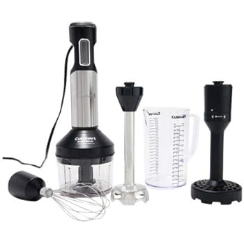 Cuisinart 700W Smart Stick Variable Speed Hand Blender with Masher, Black