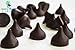 Large Chocolate Chip Mold Silicone 3 Pack - Kisses Shaped Silicone Molds ~ Big Chocolate Kiss Shape - Make 75 Kisses with These Candy Molds ~ Make Non Dairy & Sugar Organic