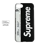 iPhone 6 Plus - 5.5” - Protective Durable Slim Fit TPU Case/Cover/Bumper/Skin/Cushion - Street Fashion x NYC Metrocard [SUPREME Black/White]