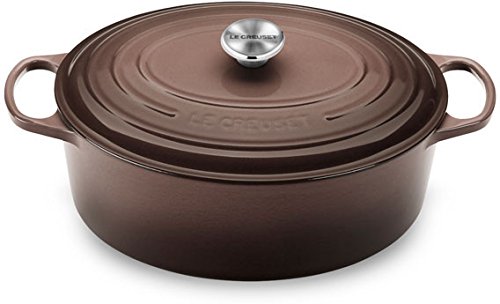 Click Here to See More Images Le Creuset Signature Oval French Oven, Truffle - Truffle