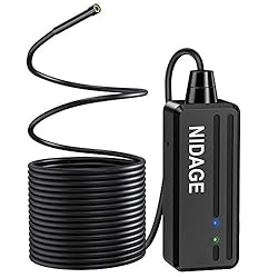 Wireless Endoscope, NIDAGE 5.5mm 2MP WiFi Borescope