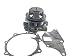 Arko Tractor Parts Compatible with/Replacement for Ford Tractor Water Pump 2000 230A 2310 3600 4600 5600 6600 7000 Comes with 2 Gaskets EAPN8A513F 