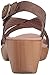 Dansko Women's Jacinda Flat Sandal, Walnut Nubuck, 40 EU/9.5-10 M US