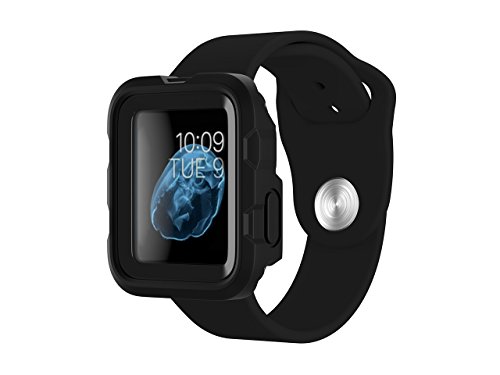 Apple Watch 42mm Rugged Case, Survivor Tactical Protective Case, Black