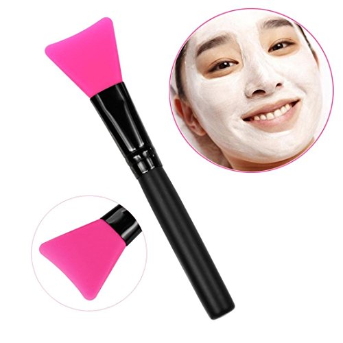 Buy aloiness Pink Makeup Face Brush Soft Silicone Facial Mud Brush