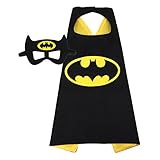 Babylian Super Hero Dress up Costumes with Masks and Cape for Kids (1 in Pack(Batman))