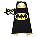 Babylian Super Hero Dress up Costumes with Masks and Cape for Kids (1 in Pack(Batman))