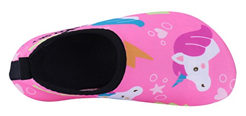 Vivay Toddler Kids Water Shoes Quick Drying Swim Beach Shoes Aqua Socks for Boys & Girls