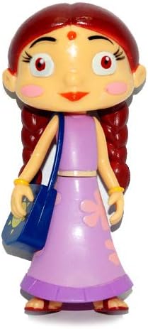 Chhota Bheem Action Figures Chutki with Bag (Beige)