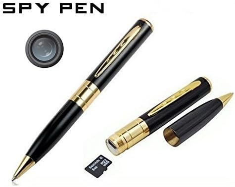 Hidden Camera Spy Pen with High Resolution Camcorder, Real HD Video Resolution 720 x 480, Mini DVR/Webcam
