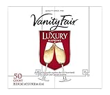 Vanity Fair Luxury Dinner Napkins, 50 Count Paper Napkins with Scrollwork Design