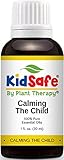 Plant Therapy KidSafe Calming the Child Synergy Essential Oil Blend. 100% Pure, Undiluted, Therapeutic Grade. Blend of: Chamomile Roman, Lavender, Mandarin and Tangerine. 30 mL (1 Ounce).
