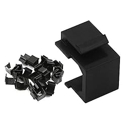 VCE 20-Pack Blank Keystone Jack Inserts