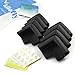 KF Baby Table Corner Guard, Black, 8pc, with kilofly Refrigerator Magnet