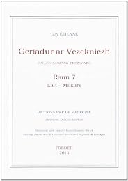 Geriadur ar vezekniezh