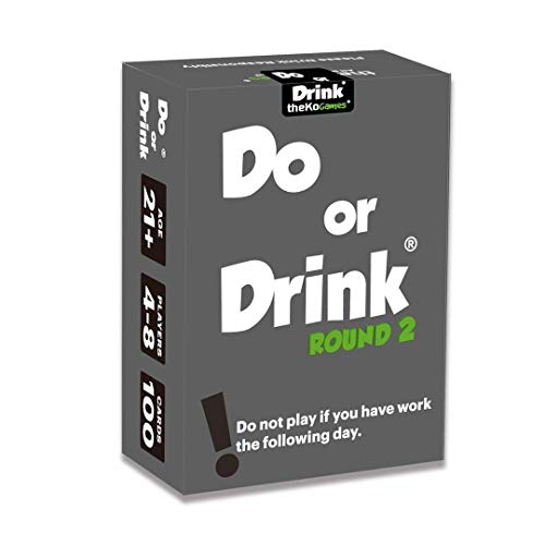 Do or Drink Round 2 - Drinking Party Card Game for Adults and College Students. Perfect Party Starter. Can You Make It to Work Tomorrow? - Thumbnail 6