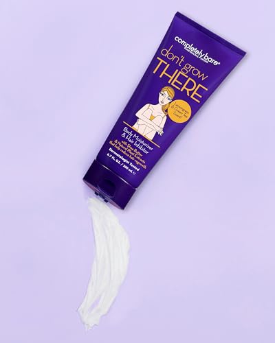 Completely Bare don't grow THERE Body Moisturizer & Hair Inhibitor - Shea Butter & Hair Minimizers 6.7 FL OZ