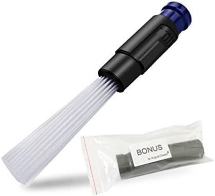 Vacuum Cleaner Attachments Tiny Tubes Universal Attachment Interface Tool for Air Vents Car Drawer Keyboard Corner Dust Clean Vacuum Dirt Remover Suction Brush Tubes, 1 BONUS adapter