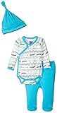 KicKee Pants Baby Boys' Kimono Gift Set W/Elephant Box Prd-kpkgsb152-Nst, Natural Southwest, Newborn