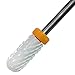 Pana (Grit: XXC - 2X COARSE) Professional USA Ceramic White Smooth Top LARGE Barrel Bit Nail Drill 3/32