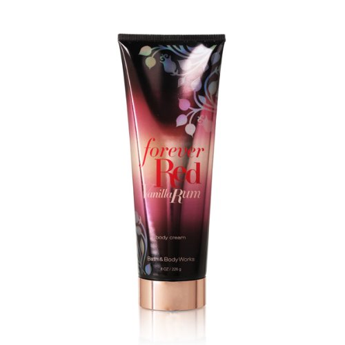Forever Red VANILLA RUM Body Cream Limited Edition 8oz from Bath & Body Works Beauty