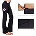 Baleaf Women's Yoga Bootleg Pants Inner Pocket
