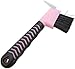 Intrepid International Rubber Handle Hoof Pick with Brush, Pink - The Ultimate Tool for Easy Horse Hoof Cleaning, Grooming, and More