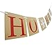 HO HO HO Banner - Snowflake Banner - Merry Christmas Banner Bunting Garland - Holiday Mantle Decorations Party Decor - Family Photo Props